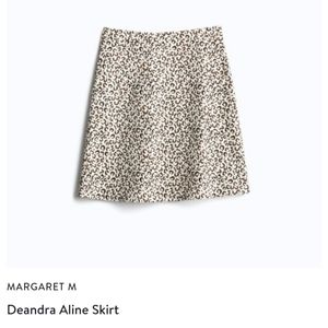 Deandra Aline skirt by Margaret M, size S. NWOT.